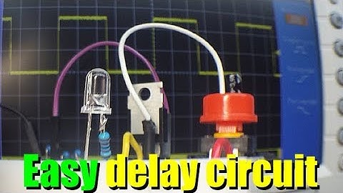 MOSFET delay circuit