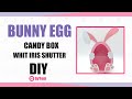 Bunny Egg Easter Box with Iris Shutter - ByYeni