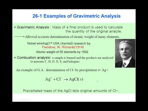 Gravimetric analysis 1