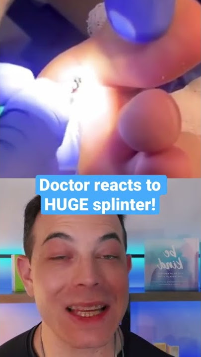 BIGGEST Splinter removal I’ve ever seen | 208SkinDoc