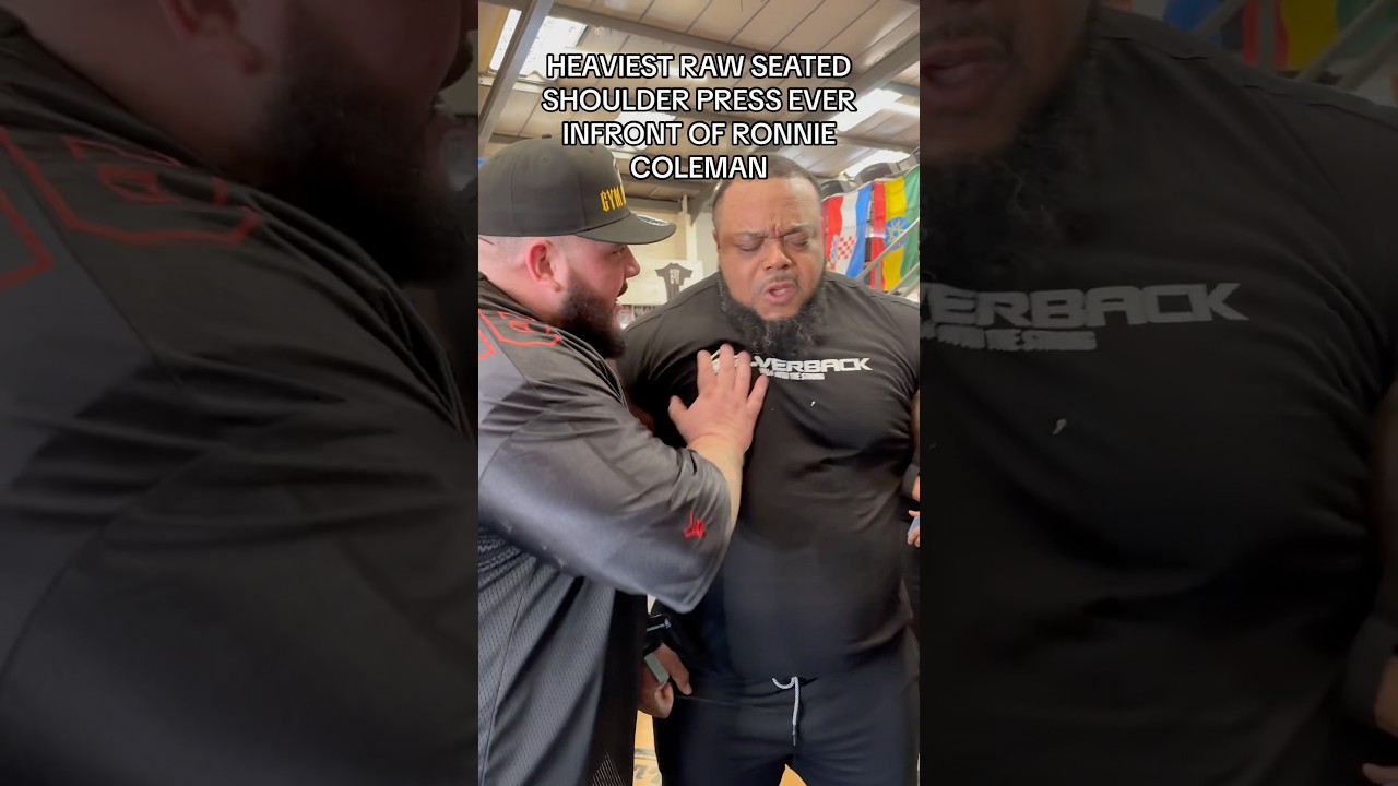 Ronnieさん★ 573 OHP with Ronnie Coleman - YouTube