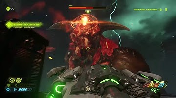 DOOM eternal- full icon of sin boss fight with cheat codes