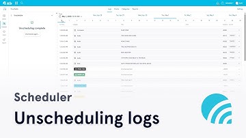 Aiir Scheduler | Unscheduling & Rescheduling