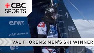 Switzerlands Martin Bender wins skiing event at Freeride World Tour in Val Thorens | #CBCSports