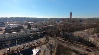 Amtrak  Pennsylvanian  Drone View