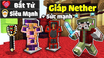 Minecraft Bedwars, Sở Hữu Giáp Nether Và Gậy Hacker 1 Hit Troll Noob Team Trong Minecraft ??