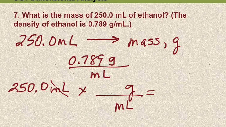 10 SG1 #7 Convert mL to g using density - DayDayNews