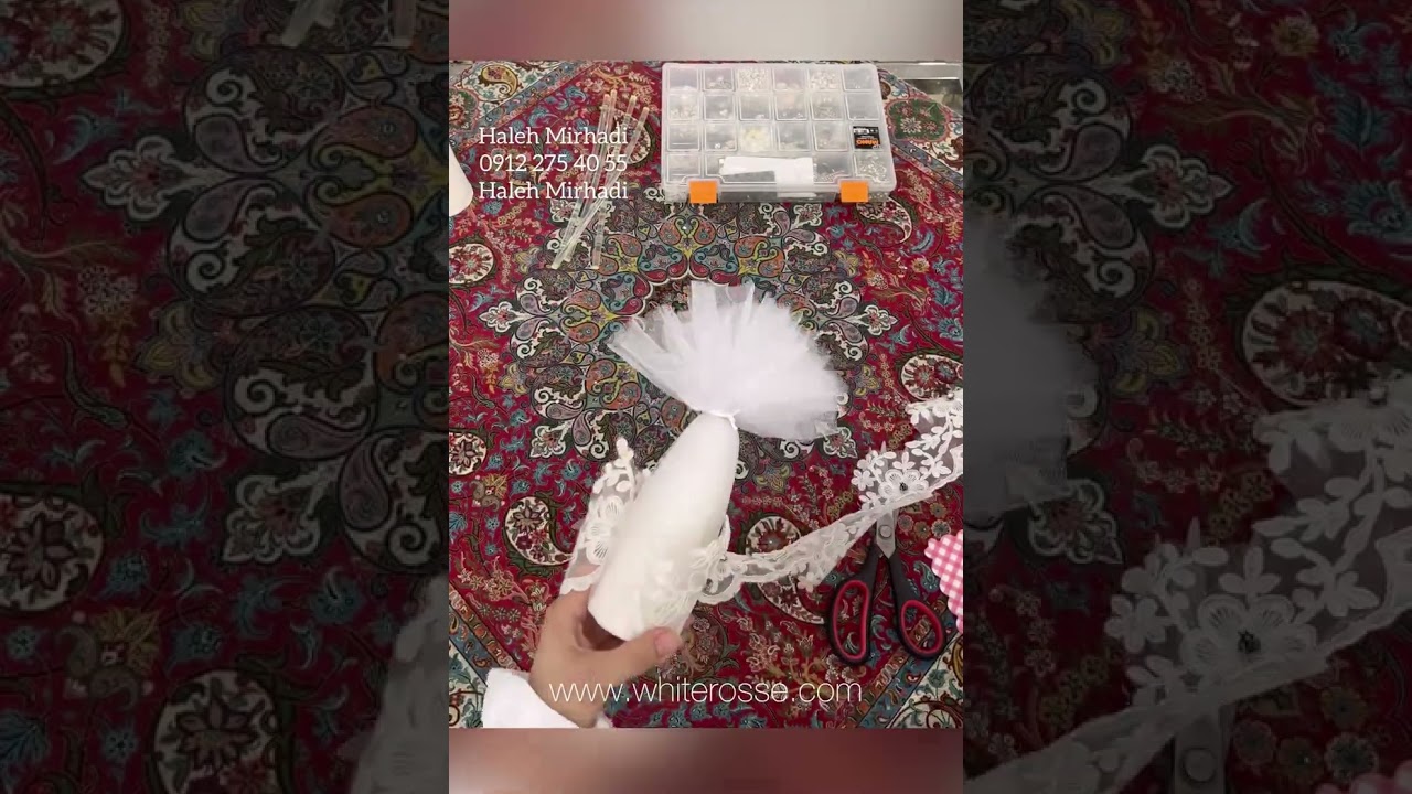 چگونه قندساب سفره عقد درست کنیم!