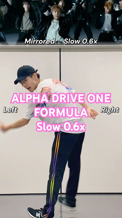 ALPHA DRIVE ONE – FORMULA 💙💥｜Dance Tutorial Mirrored 0.6x Slow 🪩✨Slow dance explanation♪Easy prac...