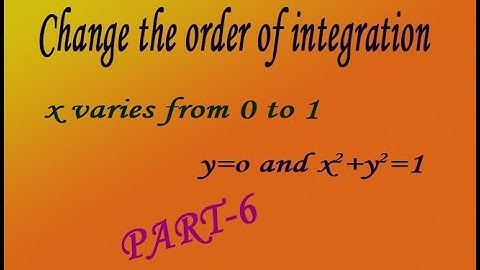 VTU Engineering Maths 1 Changing the order of integration best example(PART-6)