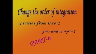 VTU Engineering Maths 1 Changing the order of integration best example(PART-6)