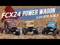 Fms 124 fcx24 power wagon ready to run 4wd official trailer