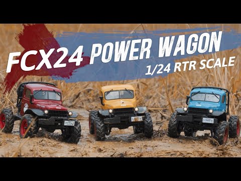 FMS 1:24 FCX24 Power Wagon Ready to Run 4WD Official Trailer