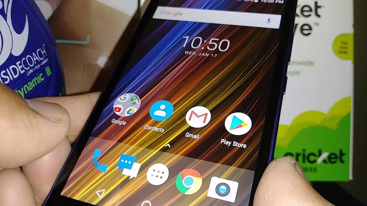 Cricket Wave turn off voice talkback, voice assistant, turn off voice