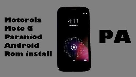 Moto G Paranoid Android Rom install and review