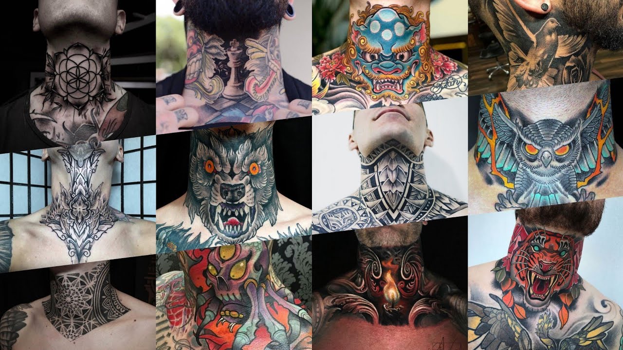 33 Cool Neck Gangster Tattoos