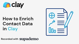 How to Enrich Contact Data in Clay