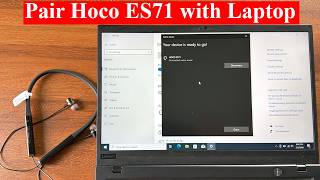 How to connect Hoco ES71 to Laptop