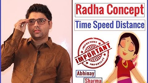 Radha Concept Of Time Speed And Distance By Abhinay Sharma (Abhinay Maths)