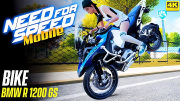 NEED FOR SPEED MOBILE - BIKE BMW R 1200 GS - OPEN WORLD | 4K MAX GRAPHICS Gameplay