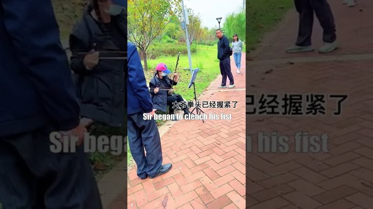 Erhu music 二胡音乐乔装新手PK公园大爷 Prank park amateurs disguised as a novice