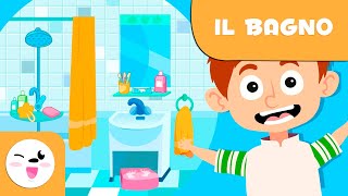 Vocabolario del bagno per i bambini