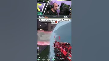 Derke With An Insane Ace Clutch Against Navi🔥