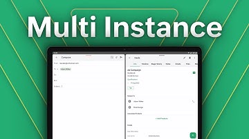 Multi-instance on the Samsung Galaxy Z Fold 4 ! Bigin by Zoho CRM