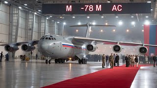 "ШОК! ✈️ Россия создала самолёт, который заправляет других прямо в воздухе — ИЛ-78 «МИДАС»!"