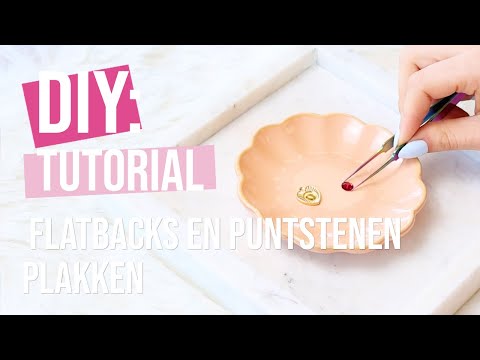 DIY - Flatbacks en puntstenen plakken