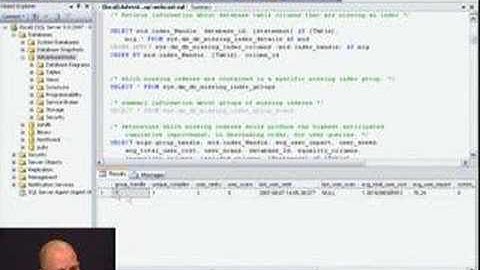 SQL Server 2005- Missing Indexes