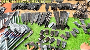 BÚA CHẶT BỔ CỦI THÉP NHÍP BÚA CHỮ A BÚA LỮOI LOE LIỀM RỪU