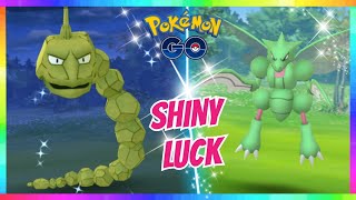 98iv SHINY SCYTHER CAUGHT & SHINY ONIX CAUGHT in Pokemon Go!