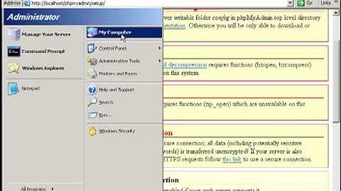 How to install a webserver on Windows Server 2003 Part 2