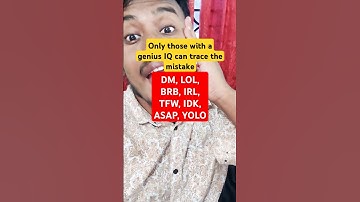 Only those with a genius IQ can trace the mistake #shorts #iqtest #find #search