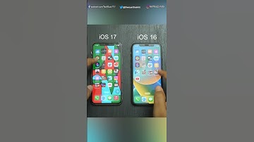 iOS 17 Vs iOS 16 #Shorts