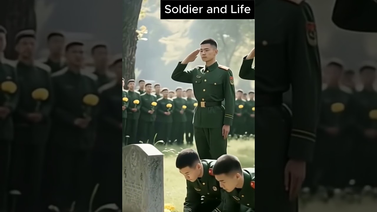 A Soldier’s Salute to His Comrades – An Unforgettable Moment 