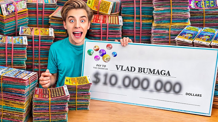 Купили 1000 ЛОТЕРЕЙНЫХ БИЛЕТОВ !