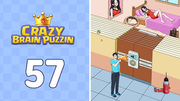 Crazy Brain Puzzle Level 57 Unlock All