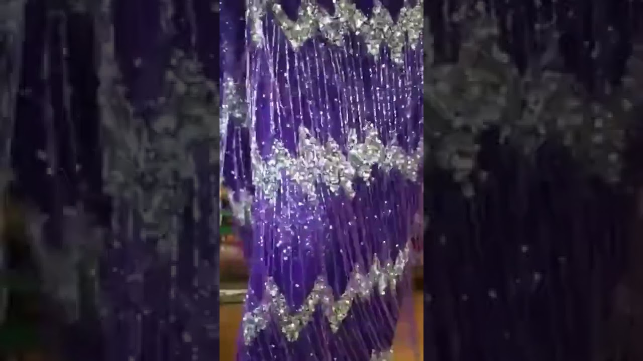 heavily Beaded George wrapper fabric