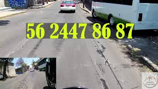 Agente Tlalpan recorriendo la colonia ampliación Miguel Hidalgo