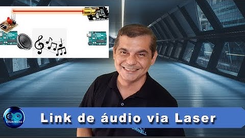 Link de áudio via Laser