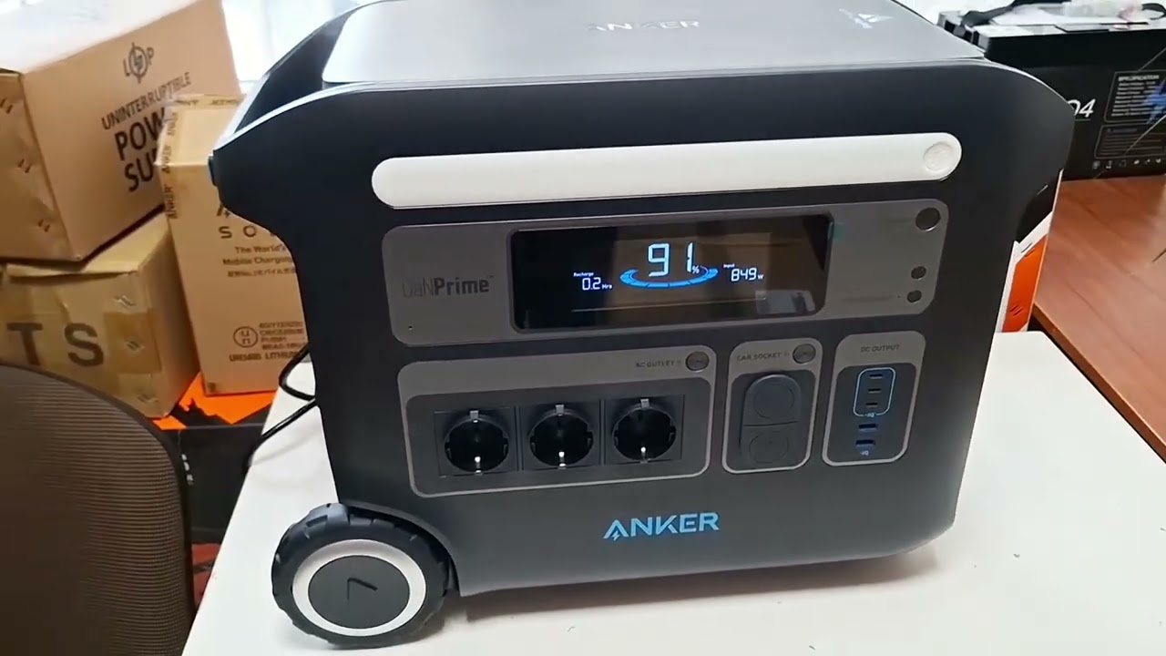 ЯК ВКЛЮЧИТИ Зарядну станцію ANKER SOLIX F2000