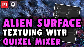 ALIEN SURFACE TEXTURE | PBR Material in Quixel Mixer 2019