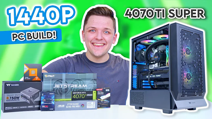 ¡Construye el Mejor PC de Juegos 1440p 2024! 😄 [Ryzen 7800X3D y RTX 4070 Ti Super]