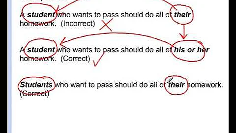 Pronoun Antecedent Agreement Video