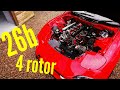 The UK's Only 26B 4 Rotor Rx7 (FULL PP)