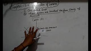 Chapter - 13 *Rectification of Errors *(1)