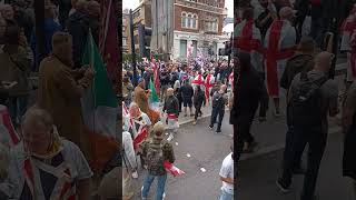 London September 13th 2025. Patriots form biggest crowd in England For Unite The Kingdom