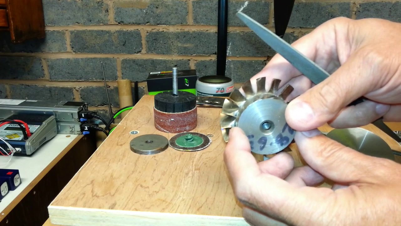 FD3/64 turbine blade shaping / grinding YouTube